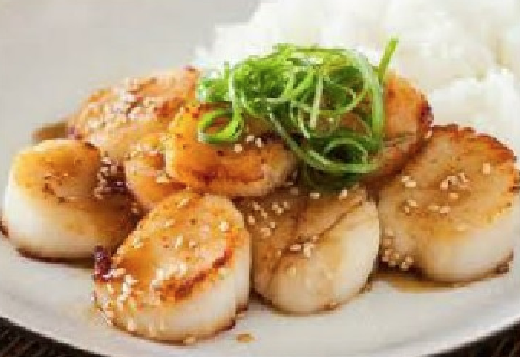 scallops asian sauce