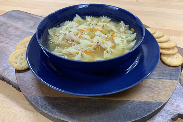 Capt'n Chucky's Crab Cake Co chicken Farfalle