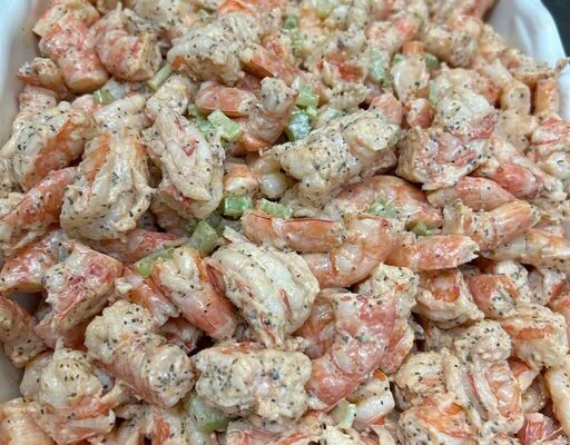 Captn chucks shrimp salad