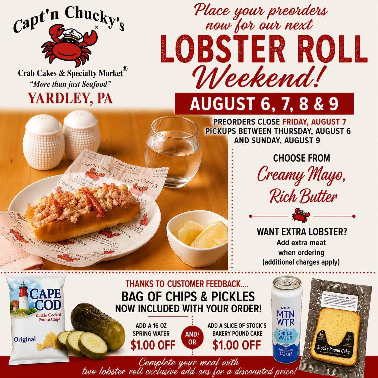 yardley lobster roll weekend 8 2206